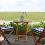 Teraase der Ferienwohnung Norderney